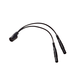 Mystim Cable Female Mystim to Female 2mm Bananajacks