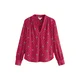 Next Bluza oliva/rosé/temno rdeča/bela
