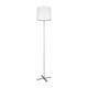 Rabalux 74012 - Podna lampa IZANDER 1xE27/40W/230V bijela/srebrna