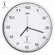 Vidaxl Radijsko vodena stenska ura Quartz gibanje 31 cm bela