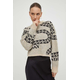 Pulover s primesjo volne 2NDDAY 2ND Chain TT - Soft Jacquard