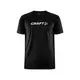 Craft ženska majica s kratkimi rokavi core unify logo black