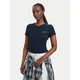 Tommy Jeans Majica Ess Logo DW0DW23479 Mornarsko modra Slim Fit