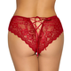 Cottelli Panty Crotchless with Floral Lace 2310970 Red L
