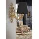 Opviq Zidna lampa Lily, 15x10x13cm, IP20, Zlatno-crna boje