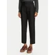 Weekend Max Mara Hlače iz tkanine Caldaia 2625136112 Črna Regular Fit