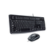 LOGITECH US MK120 Desktop Tastatura i miš, Crna