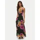Vero Moda Poletna obleka Ismene 10351431 Črna Regular Fit
