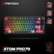 Tastatura mehanička Gaming Fantech MK917 RGB Atom PRO79 Wireless crna (Red switch)
