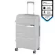Velik kovček TraveLux Voyager s trdim pokrovom 76x50x29 cm siv