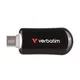 slomart Verbatim Plectra 64GB USB-C ključek, 100MB/s, črn