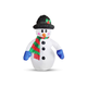 Napihljiv snežak z LED osvetljitvijo 120 cm IP44