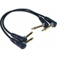 KLOTZ konektor AU-AJJ0015 | 0.15M ANGLED JACK MONO - JACK MONO KABEL