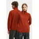 Volnen pulover A.P.C. pull walter oranžna barva, WVBDK.M23248