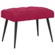 Vidaxl Klop s gumbnim oblazinjenjem Vinorodna rdeča 60 x 40 x 45 cm