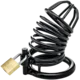 ZENN Black Cock Cage With 3 Cockrings