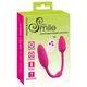 shumee Sweet Smile - dvojni vaginalni in analni stimulator z daljinskim upravljalnikom, roza