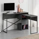 Hanah Home Radni sto, 110x77x102.5cm, Sivi