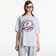 Majice A Bathing Ape Bape Twin Sta Logo Relaxed Fit Tee UNISEX Gray M