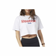 Reebok Majice bela S Linear Logo Crop Tee