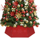 Podloga za božićno drvce crvena O 68 x 25 cm