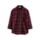 Next Bluza rjava/vijolično modra/temno roza/črna