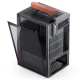 slomart Jonsbo T6 PC kućište, Mini-Tower, ITX, Kaljeno staklo, Drvo, Crno