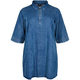 Zizzi Dolga srajca JEVIA moder denim