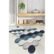 Lessentiel Maison Kupatilski otirači, Circle Blue, 2 komada