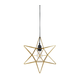 Markslöjd 705298 - Božićna dekoracija CONTOUR 1xE27/40W/230V zlatna