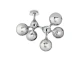 Ideal Lux - Plafonski luster NODI 5xE14/28W/230V sjajni hrom