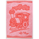 Otroška brisača BEBÉ lokomotiva rdeča 30x50 cm