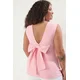 Trendyol Curve Ženska bluza Tbbss25Af00089, Roze