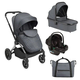 Kikka boo Kolica Kara 3in1 premium set sa autosedištem I-Xtend I-size i tvrdom korpom Grey KKB23142 XTSET
