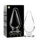 Ibiza Nebula Model 4 Anal Plug Borosilicate Glass 11x5cm Clear