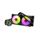 LIAN LI Komplet za tekočinsko hlajenje AIO Liquid Cooler GALAHAD II Trinity 240 SL-INF, ARGB, črn
