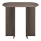 Rjava jeklena stranska mizica 35x80 cm Oru – Blomus