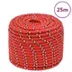 Vidaxl vidaXL Jadralna vrv, rdeča, 12 mm, 25 m, polipropilen