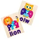 shumee Lesena sestavljanka - Lev in sova - Lion & Owl