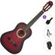 Pasadena SC041 Standard SET Red Burst Polovična klasična kitara za otroke