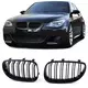 Mstyling Športna maska BMW 5 E60/E61 M izgled črne sijaj ledvičke V2