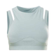 Reebok Studio Layered Bra, Seasyde Gray - XS