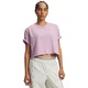Ženska majica Under Armour Rival Boxy Tee Solid Mauve Pink/Pink Fog XS
