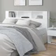 vidaXL vidaXL Vzglavna omarica bela 200x18,5x104,5 cm, (20645860)
