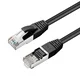 MicroConnect CAT6A S/FTP 5m črne barve LSZH