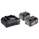 Osnovni set: CAS baterije 2 x Li-Power 4,0 Ah + polnilec | METABO