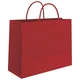 VREĆICE UKRASNE 50X37X12CM SJAJNA PLASTIFIKACIJA FORNAX CRVENE