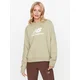 New Balance Jopa Essentials Stacked Logo French Terry Crewneck WT31532 Zelena Regular Fit