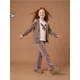 Sinsay - Flare pantalone sa cvetnim motivom - kafa