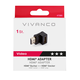 VIVANCO HDMI Kotni adapter 90 stopinj Za 47085 HDMI KOTNI ADAPTER prikljucitev na radijske sprejemnike.